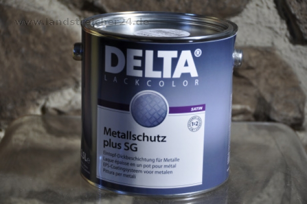 Delta Professional Metallschutzlack  2,5 Ltr. Weiss